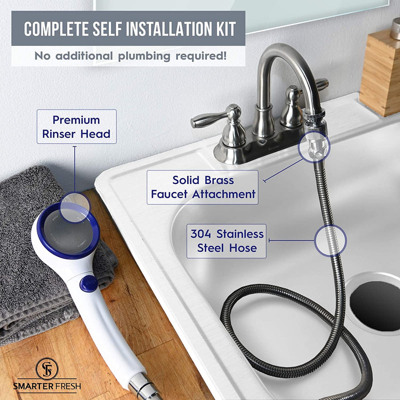 SmarterFresh Quick Connect Sink Faucet Sprayer Set with Quick Connect