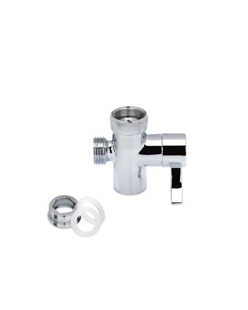 SmarterFresh Faucet Diverter Valve W/Aerator and Male Threaded Adapter
